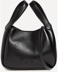 Stella McCartney - Women's Logo Double Top Handle Crossbody Bag One Size - Lyst