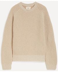 Folk - Plated Rib Crew Neck Jumper - Lyst