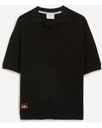 Percival - Mens Black Jack Negroni Knitted Polo - Lyst