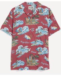 Reyn Spooner Waveriders Camp Shirt - Multicolour