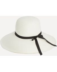 Christys' - Women's Panama Wide Bucket Ribbon Hat - Lyst