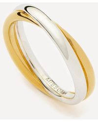 Missoma - X Lucy Williams Mixed Metal Entwine Ring - Lyst