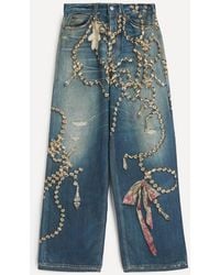 Acne Studios - Loose-Fit Trompe L'Oeil Jeans - Lyst