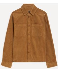 A.P.C. - Leon Corduroy Overshirt - Lyst