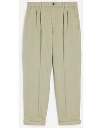 Barena - Drapier Double-Pleated Cotton Trousers - Lyst