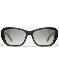 Chanel - Women's Square Sunglasses One Size - Lyst