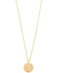 Tom Wood Gold-plated Coin Pendant - Metallic
