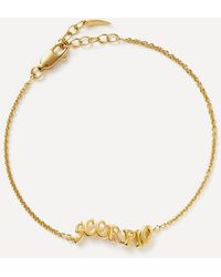 Missoma - 18ct Gold-plated Vermeil Silver Scorpio Zodiac Pendant Bracelet - Lyst