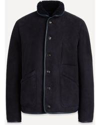 YMC - Mens Brainticket Og Suede Jacket - Lyst