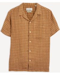 Oliver Spencer Havana Short-sleeve Shirt - Brown