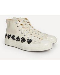 COMME DES GARÇONS PLAY - Mens X Converse The Chuck Taylor All Star 70s Canvas High-top Trainers 10 - Lyst