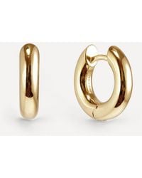 Otiumberg - 14Ct Plated Vermeil Small Chunky Hoop Earrings - Lyst