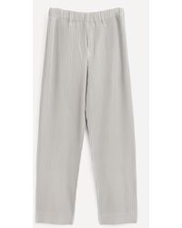 Homme Plissé Issey Miyake Core Regular Pleated Trousers - Grey