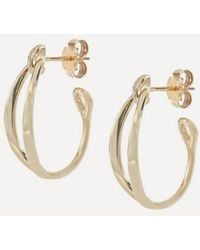 Liberty - 9Ct Link Diamond Earrings - Lyst