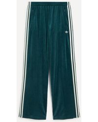 adidas - X Liberty London Debossed Velvet Firebird Track Trousers - Lyst