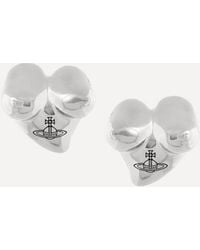Vivienne Westwood - Platinum-Tone Mimosa Stud Earrings - Lyst