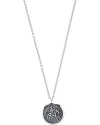Tom Wood Coin Pendant - Metallic