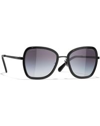 Chanel Butterfly Sunglasses - Black
