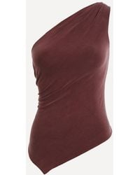 Peachy Den - Amelia One-Shoulder Top - Lyst