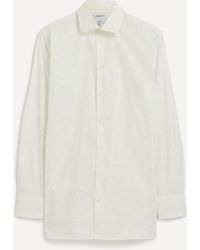 Liberty - Mens New British Tailored Fit Formal Cotton Poplin Shirt In Ianthe Shadow 15.5 - Lyst