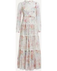 Needle & Thread Floral Wonder Woven Dress - Size 6 - Multicolour