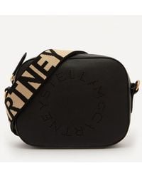 Stella McCartney - Stella Logo Mini Faux Leather Cross-Body Bag - Lyst