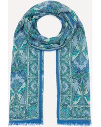 Liberty - Women's Ianthe 70x200 Wool-cashmere Scarf One Size - Lyst