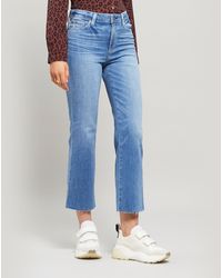 PAIGE Atley Ankle Flare Jeans - Blue