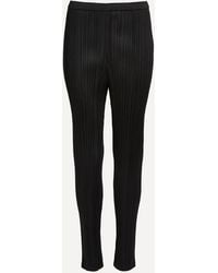 Pleats Please Issey Miyake - Women's Pleated Cropped Trousers 2 - Lyst