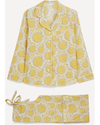 Liberty - Women's Hello Sunshine Tana Lawn Cotton Classic Pyjama Set Xs - Lyst