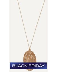 Brooke Gregson - 14Ct Leo Astrology Diamond Necklace - Lyst