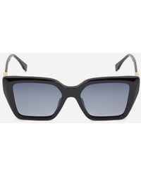 Fendi - Oversized Square Ff Diamonds Acetate Sunglasses - Lyst