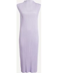 Pleats Please Issey Miyake - Women's Monthly Colours: April Pleated Midi Dress 3 - Lyst