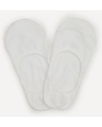 FALKE Step Medium Cut No Show Socks - White