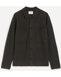 NN07 - Jonas Boiled Wool Overshirt - Lyst