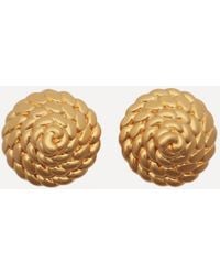 Julietta - 24-Plated Spiral Stud Earrings - Lyst