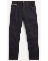 Nudie Jeans - Mens Gritty Jackson Dry Maze Selvage Jeans - Lyst