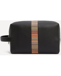 Paul Smith - Signature Stripe Leather Wash Bag - Lyst