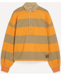 Kapital - Mens Jail Stripe Jersey Big Rugger Polo Shirt 3 - Lyst