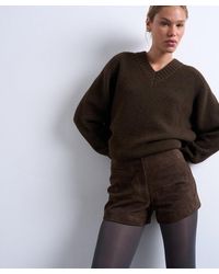 TOPSHOP - Co-Ord Suede Shorts - Lyst