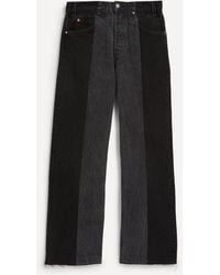 E.L.V. Denim - E. L.v. Denim Women's Contrast Denim Flare Jeans 26 - Lyst