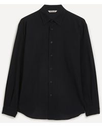 AURALEE - Mens Hard Twist Cotton Silk Viyella Shirt 16 - Lyst