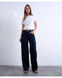 TOPSHOP - Cinch Low-Rise Jeans - Lyst