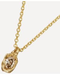 Ellis Mhairi Cameron - 14Ct Armach Champagne Diamond Nugget Pendant Necklace - Lyst