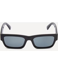 Prada - Mens Rectangle Frame Logo Plaque Sunglasses One Size - Lyst