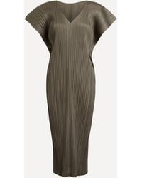 Pleats Please Issey Miyake - Women's Monthly Colours March Pleated Dress 3 - Lyst