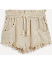 Isabel Marant - Women's Talapiz Woven Silk Shorts 6 - Lyst