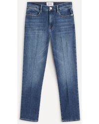 FRAME - Le High Straight Jeans - Lyst