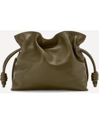 Loewe - Mini Flamenco Leather Clutch Bag - Lyst