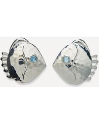 Lizzie Fortunato - Plated Mikuni Stud Earrings - Lyst